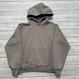 TNA Aritzia Hoodie Women's 2 Brown Cozy Fleece Sweatfleece Perfect Fit Pullover